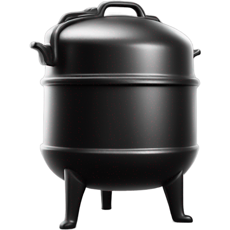 black cast iron boiler emoji