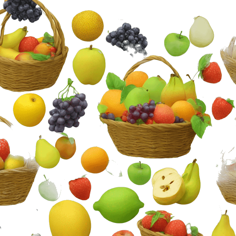 Fruit basket  emoji