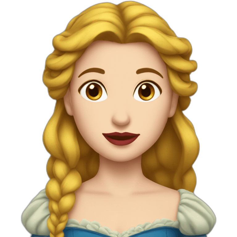 La belle et la bête emoji