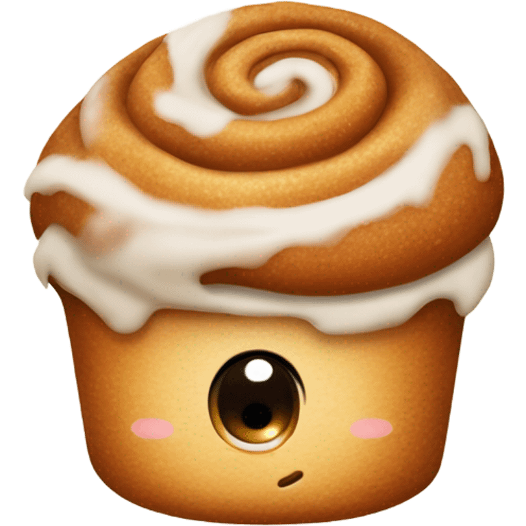 a single cute cinnamon bunemoji
 emoji