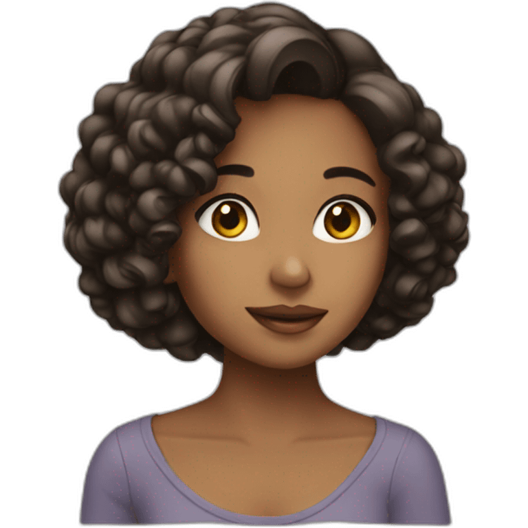 Beautiful girl  emoji