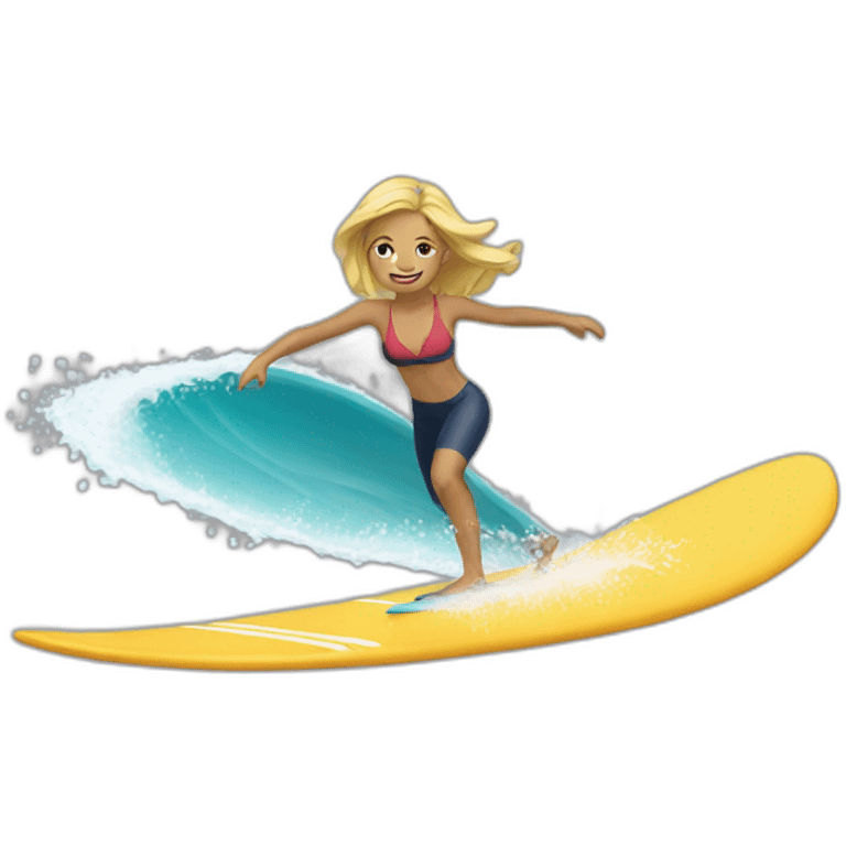 Surfeuse emoji