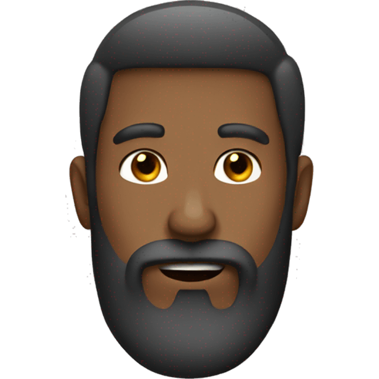 Man with gotee beard  emoji