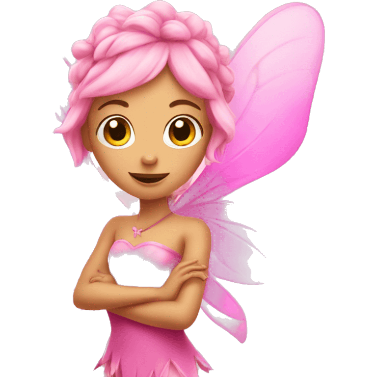 pink fairy emoji