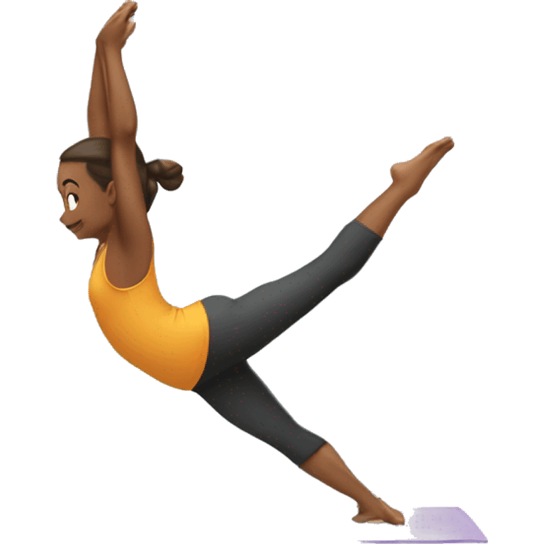 backbend yog emoji