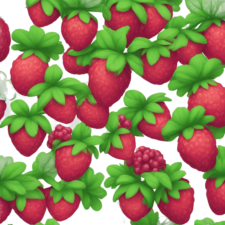 berry flower box emoji