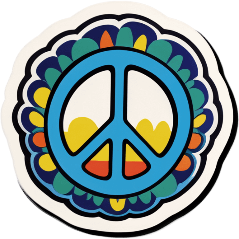 1960’s Hippie emoji