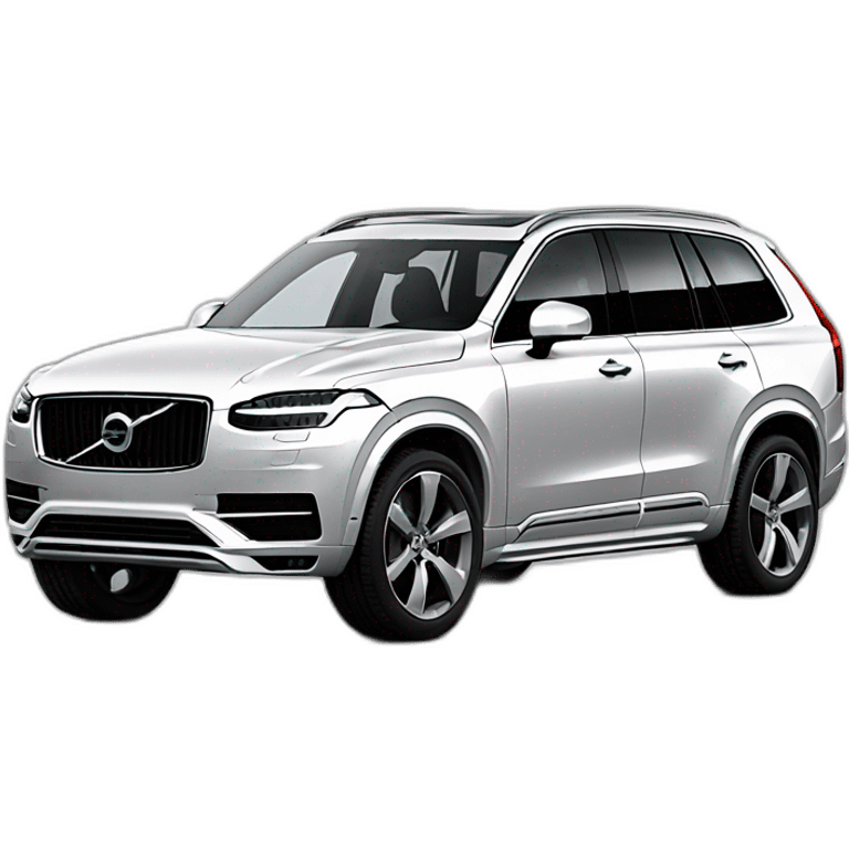 Black Volvo xc90 emoji