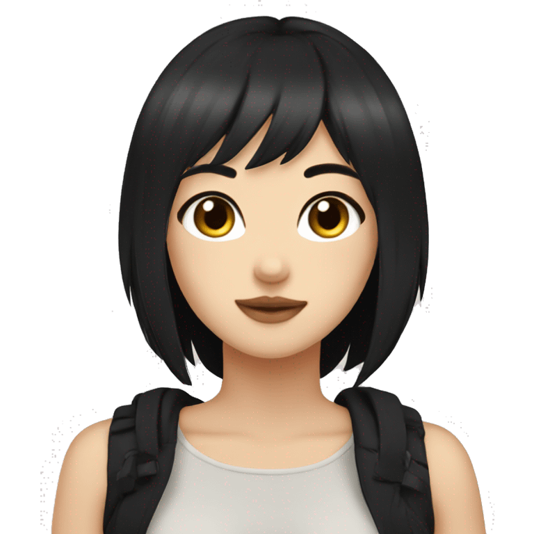 Neko Femboy, black hair emoji