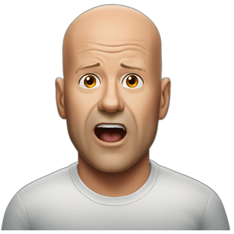 surprised-Bruce Willis emoji