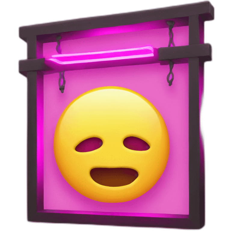 open sign neon emoji