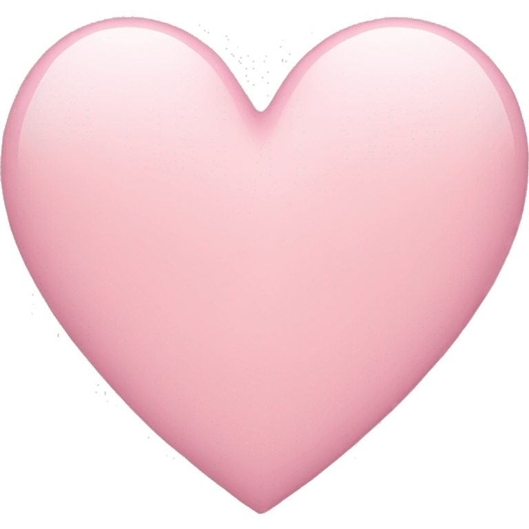 Light pink heart emoji