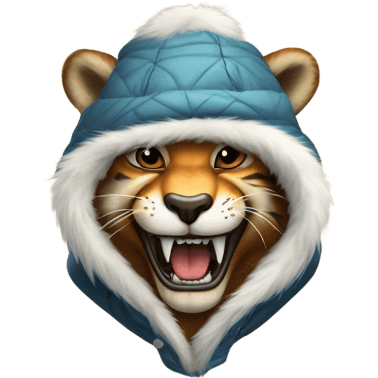 Saber tooth tiger Eskimo  emoji