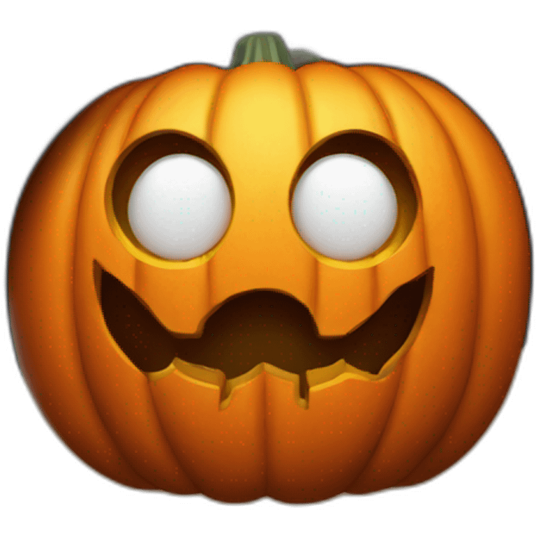 Pumpking with top hat emoji