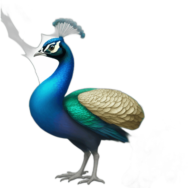 Peacock emoji