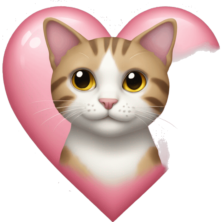 Cat in heart emoji