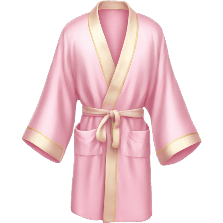 Light pink silk robe emoji