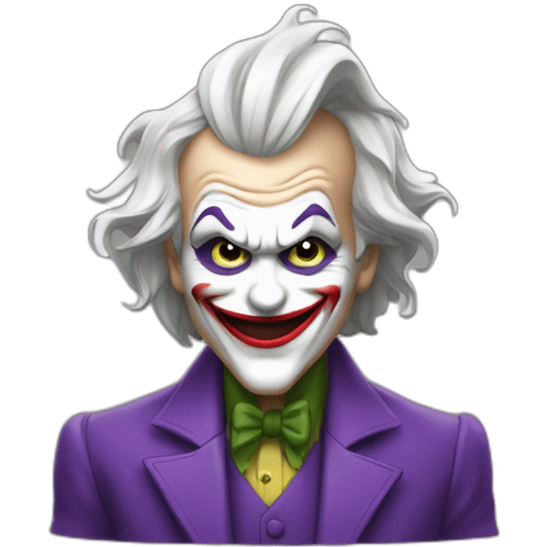 Joker entrain de boire une bières emoji