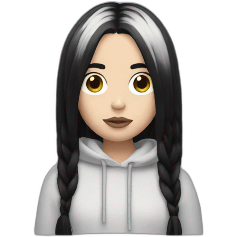 Billie Eilish black hair emoji