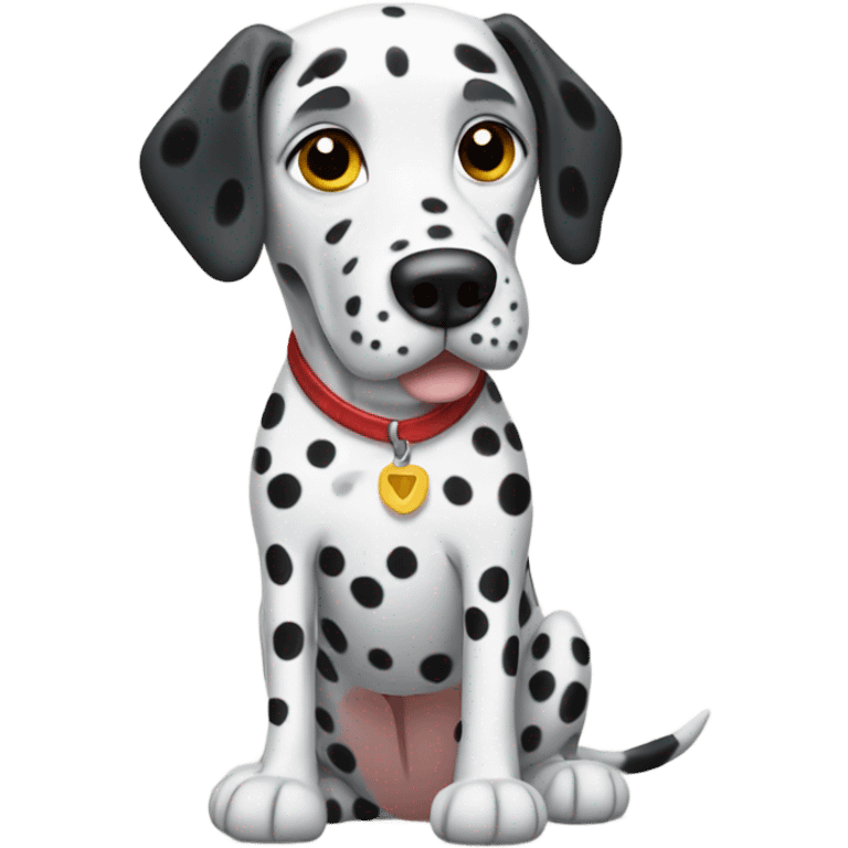 dalmatian dog emoji