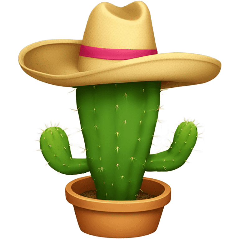 cactus with hat emoji