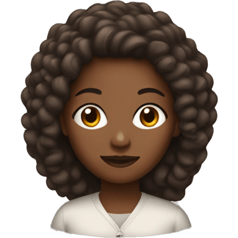 black girl emoji with brown readlocks   emoji