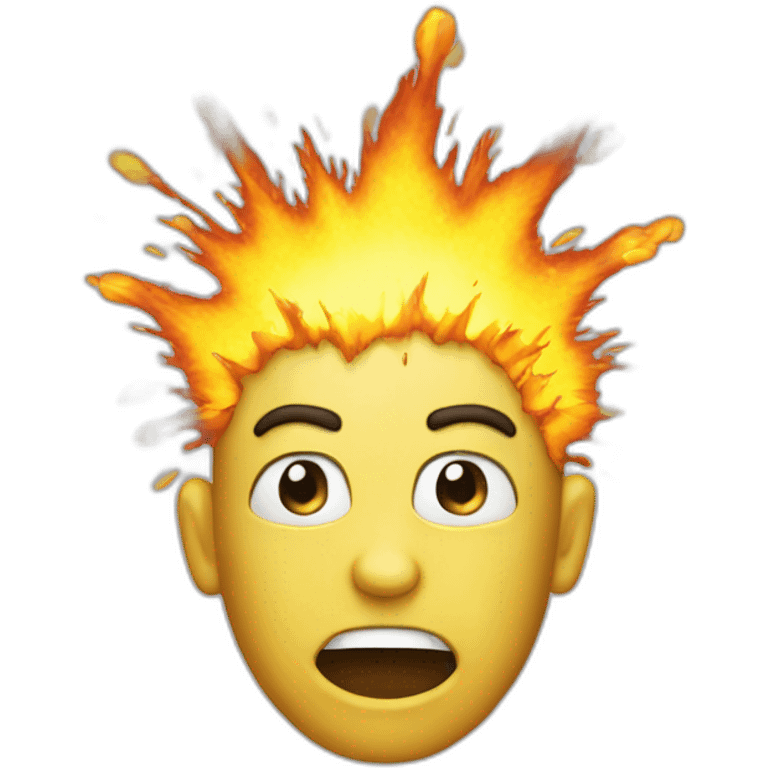 exploding head emoji emoji