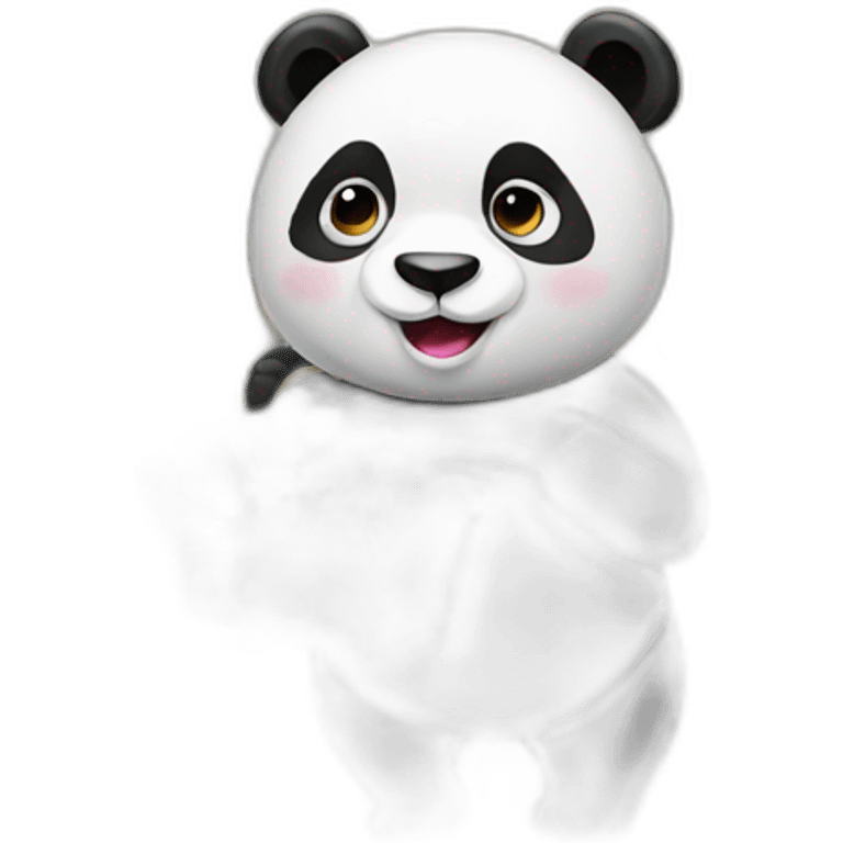 panda shopping emoji