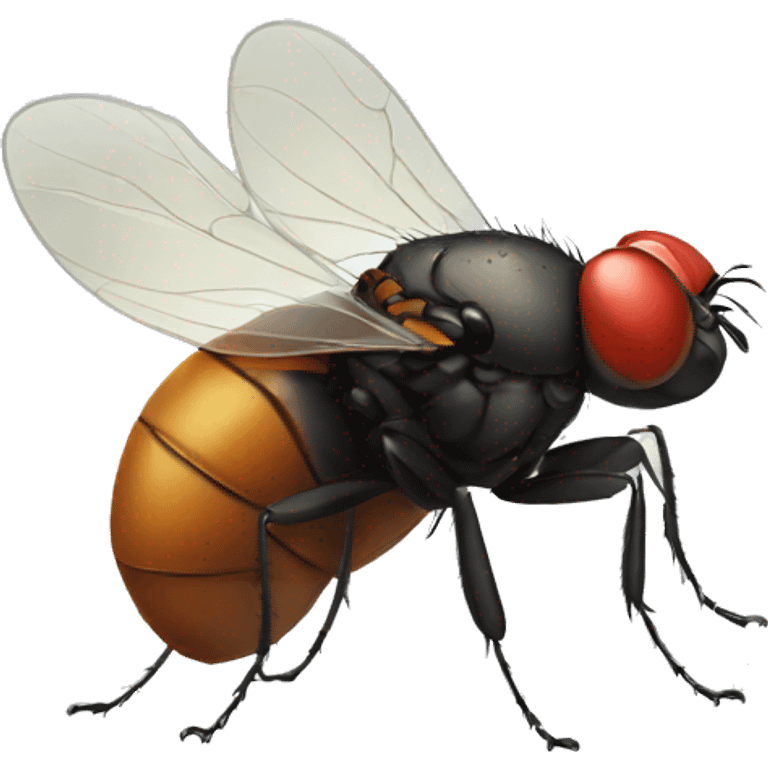 Housefly with boxing gloves  emoji