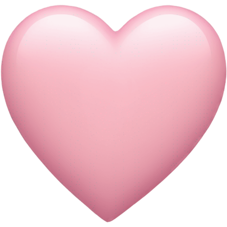 pastel pink heart emoji