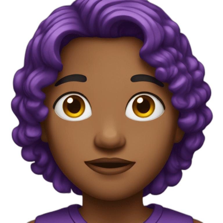 big kid purpel emoji