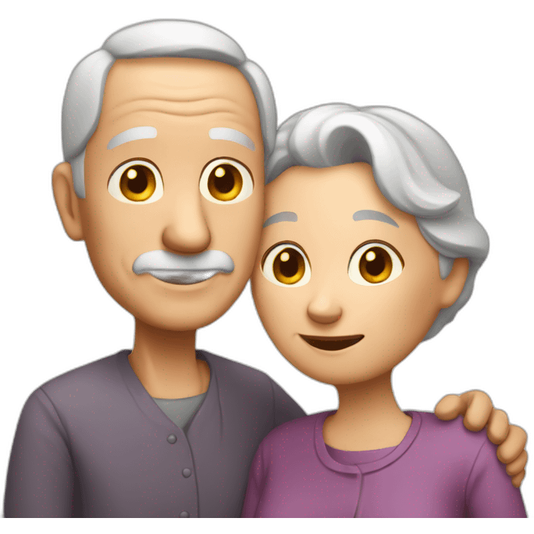 Old couple emoji