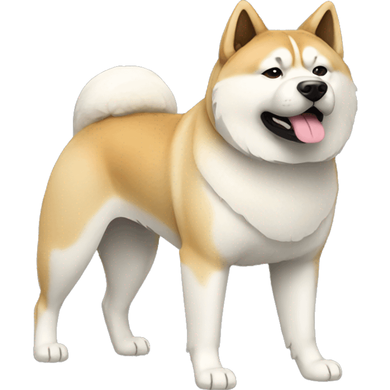 Akita Dog Breed Full Body emoji