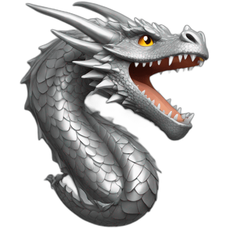 dragon silver emoji