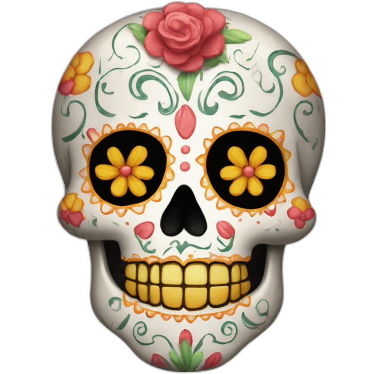 sugar skull emoji