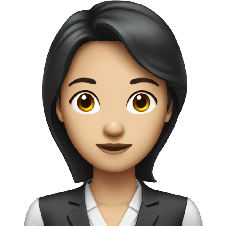 CPA female with dark hair of Asian appearance
 emoji