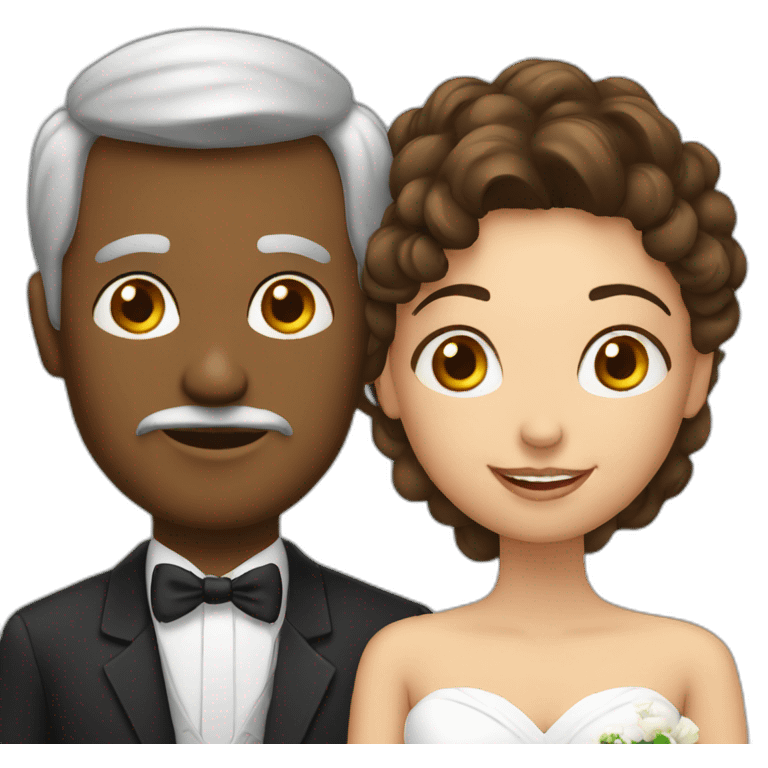 young woman marrying an older man emoji