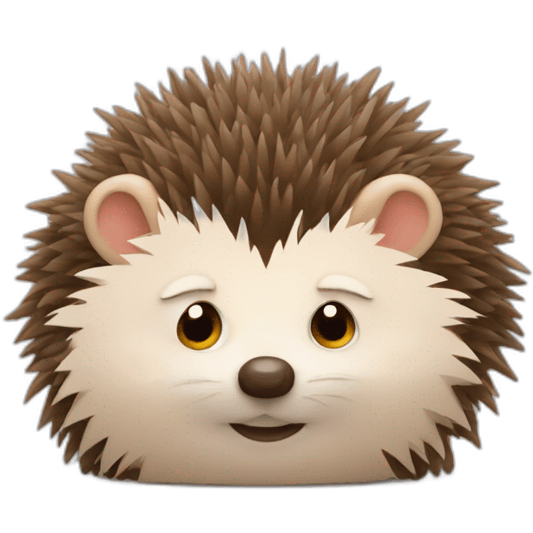 tired hedgehog emoji