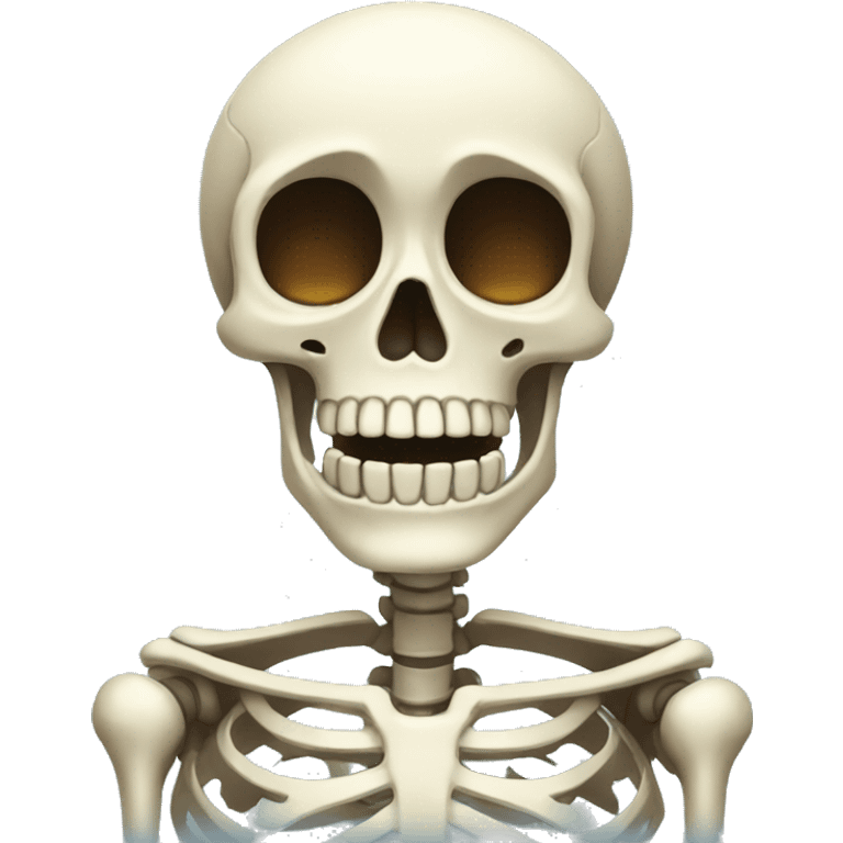 surprised skeleton emoji