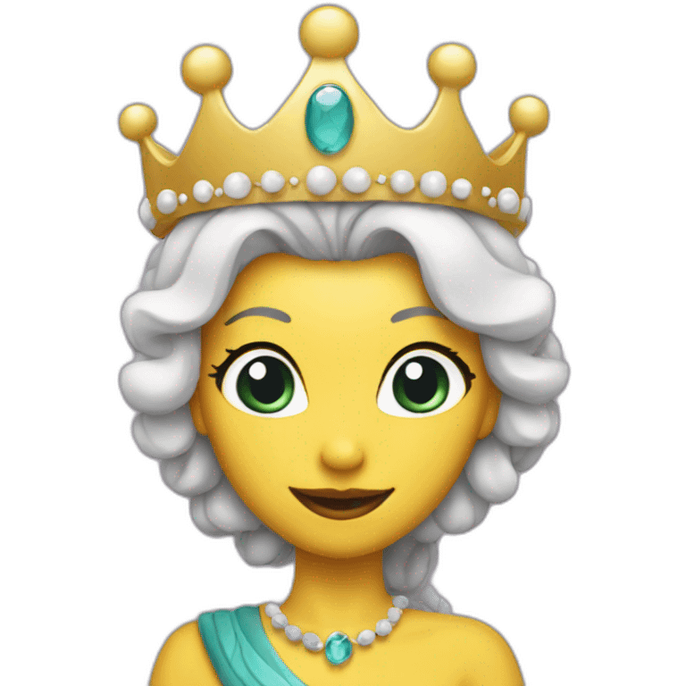 eel princess with crown emoji