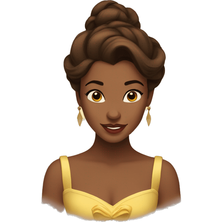 beauty and the beast belle emoji