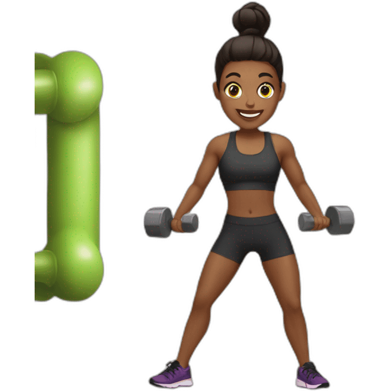 Fitness at home emoji