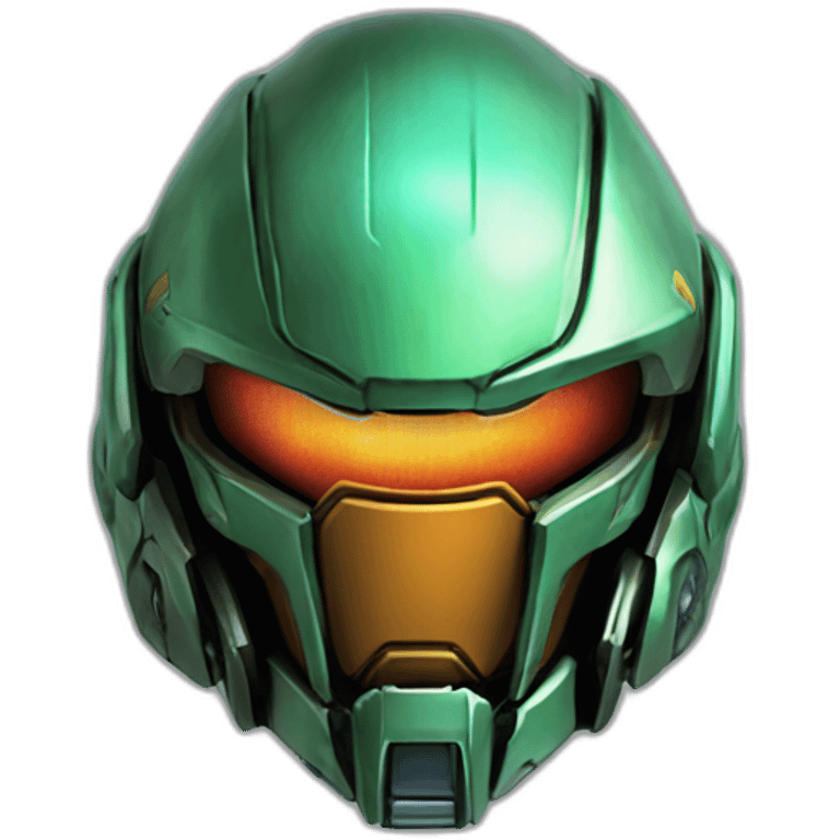 Samus metroid helmet open emoji