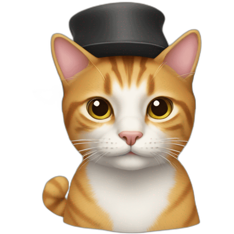 cat with hat emoji