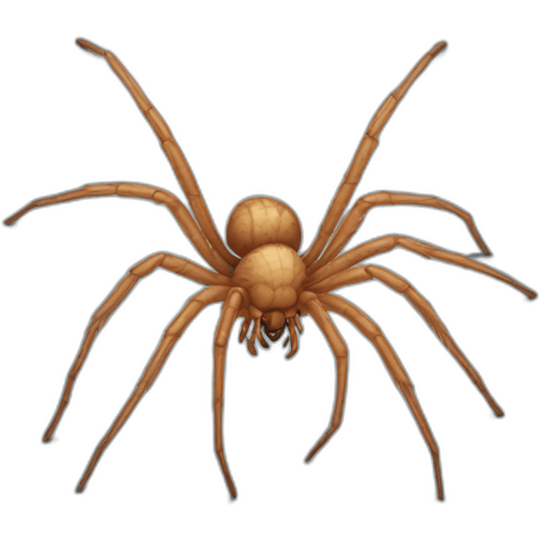 Realistic spider emoji