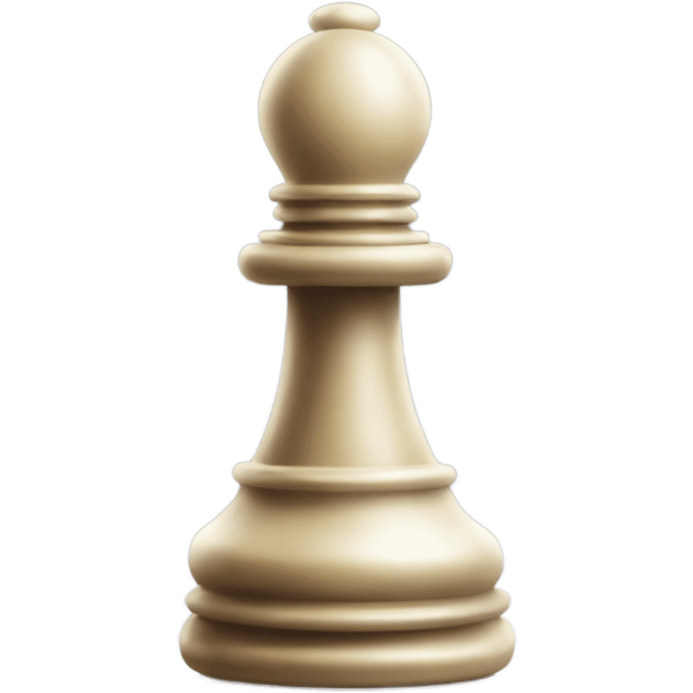 a majestic, glorious, badass chess pawn emoji