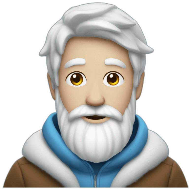 Father frost boy emoji