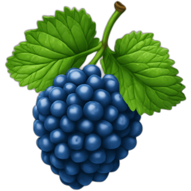 blue rasberry emoji