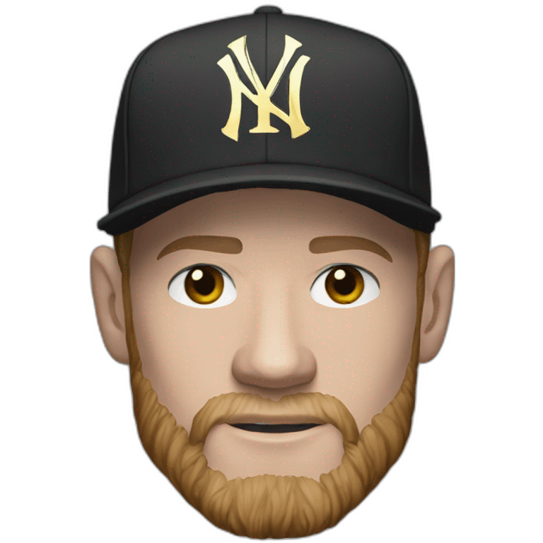 Connor mcgregor in rap cap emoji