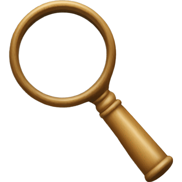 The magnifying glass could symbolize the ability to segment and analyze audiences based on their geographic location. emoji